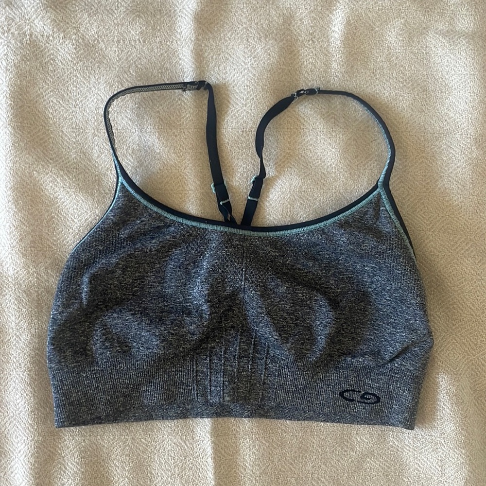 Gray Sports Bra